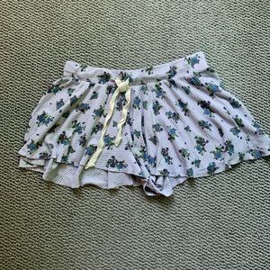 Free People Flowy Floral Shorts